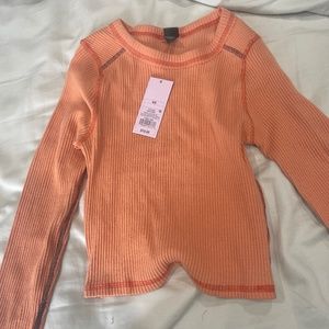New orange shirt